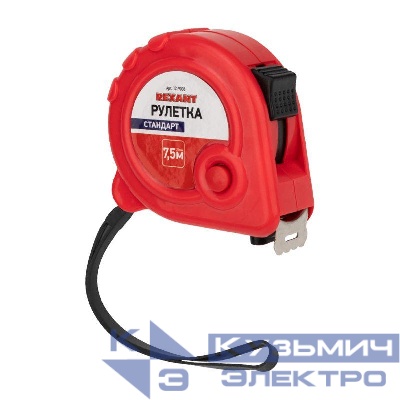 Рулетка измерительная Стандарт 7.5мх25мм Rexant 12-9008