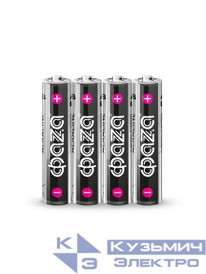 Элемент питания алкалиновый AAA/LR03 1.5В Alkaline Shrink-4 (уп.4шт) ФАZА 5024472