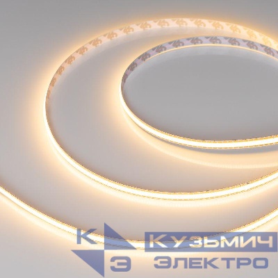 Лента светодиодная COB-X544-8mm 24В Warm 2700К 11Вт/м IP20 FreeCut свободная резка (уп.5м) Arlight 043413(1)
