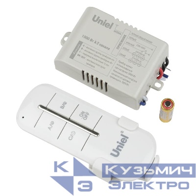 Пульт UCH-P005-G2-1000W-30M для управления светом 2 каналах1000Вт Uniel UL-00003633