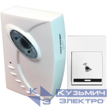 Звонок беспроводной Фокстрот 32 мелодии 100м 2AAх1.5В МОНОМАХ ФТ-01Б