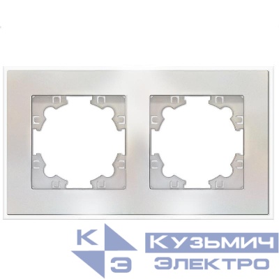 Рамка 2-м Афина стеклянная жемчуж. UNIVersal 2261