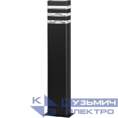 Светильник "Астрея" GBF-101-BL-0600 max 30Вт E27 IP54 230В 600х145х90мм уличный напольн. черн. Эра Б0069592