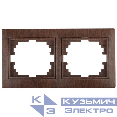 Рамка 2-м СП Plano 1-502-10 гор. венге Intro Б0030096