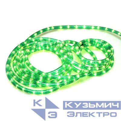 Шнур светодиодный Дюралайт LDRP3W06-G 6м зел. SHlights 4690601005762