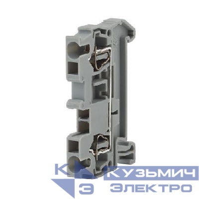 Зажим клеммный безвинтовой (ЗНБ) 2.5кв.мм 31А NO-222-33 сер. (уп.50шт) ЭРА Б0033407