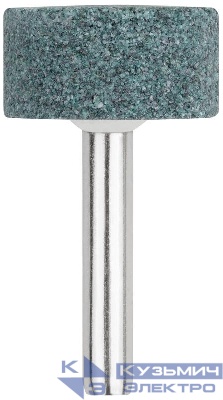 Шарошка абразивная по камню/мрамору/кафелю хвостовик 6мм цилиндр 25х13мм FIT 36972