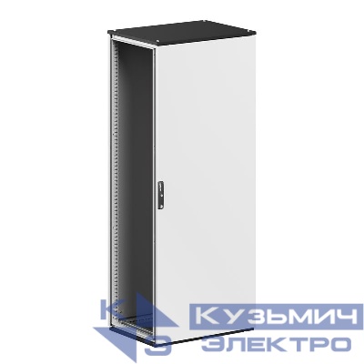 Корпус напольный CQE N 2000х1000х600мм с одностворчат. дверью и с задн. панелью собран. RAM block DKC R5CQEN20106A