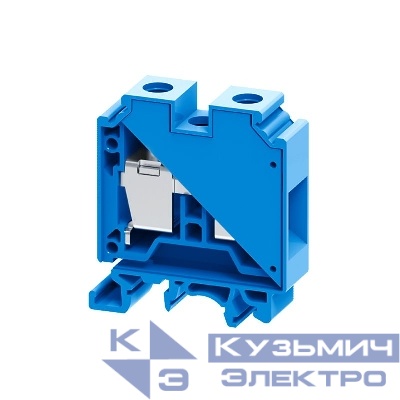 Клемма проходная винтовая OptiClip CTS-16-I-BU-76A-(0.2-16) син. КЭАЗ 289780