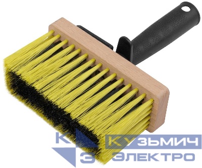 Макловица 140х50мм искусственная щетина деревянный буковый корпус КУРС 01630