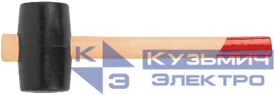Киянка 50мм 300г деревянная ручка резиновая КУРС 45350