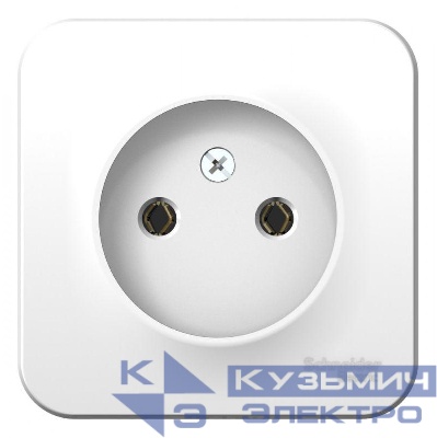 Розетка 1-м ОП Blanca 16А IP20 250В без заземл. без защ. шторок бел. SE BLNRA000101