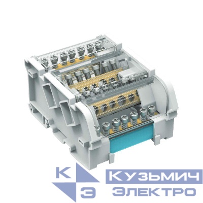 Блок распределительный 4p 5х6мм на DIN-рейку DKC BD10074