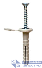 Саморез 4х35мм с дюбелем C6 (уп.100шт) DKC CM06520