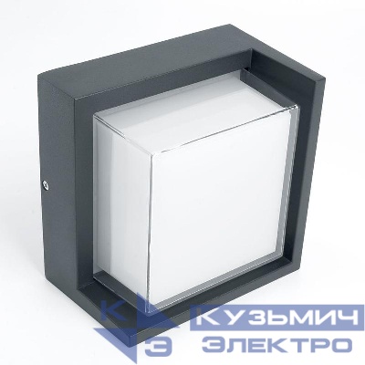 Светильник светодиодный DH108 12Вт 4000К 720лм уличный черн. FERON 06350