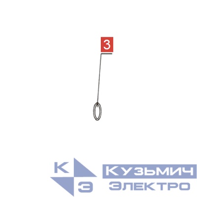 Запчасть №3 для PAG311BWT. Резиновое кольцо