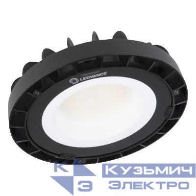 Светильник светодиодный HIGH BAY COMPACT ДСП 83Вт 6500K IP65 10000лм для высоких пролетов хайбей темперир. стекло черн. LEDVANCE 4058075708211