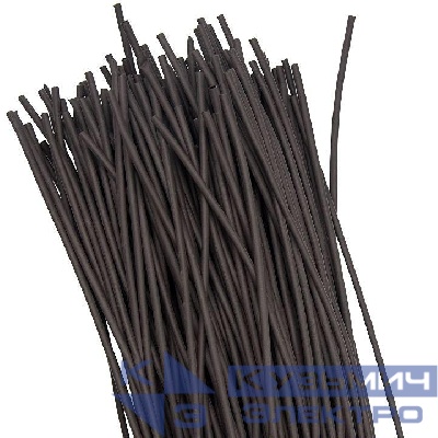 Трубка термоусадочная ТУТ нг 3/1.5 черн. 1м (уп.200м) PROxima EKF tut-3-b-1m