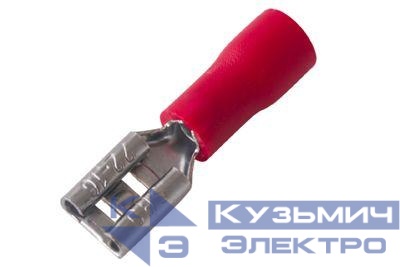 Клемма плоская изол. (гнездо) (VF 1.25-187(8)) REXANT 08-0412