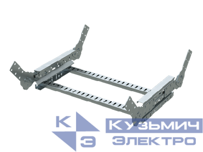 Угол для лестн. лотка вертикальный шарн. 80х400 гор. цинк DKC ULF084HDZ