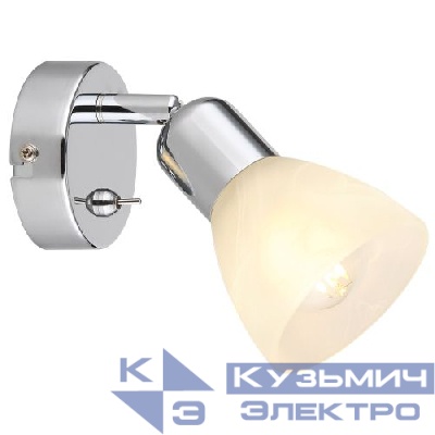Светильник Keila 7051-701 40Вт 1хE14 настен./потолочн. спот поворотн. с выключателем Rivoli Б0054678