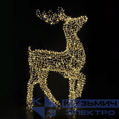 Фигура объемная "Северный олень" 300х200см 3000LED тепл. бел. 110Вт IP65 Neon-Night 501-235