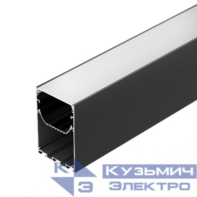 Профиль LINE-S-5075-2500 BLACK L2500 алюм. Arlight 041848