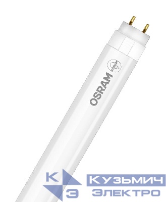 Лампа светодиодная SUBSTITUBE Basic T8 9W/865 9Вт T8 линейная 6500К холод. бел. G13 800лм 220-240В 600мм двухсторон. прям. вкл. (замена 18Вт) OSRAM 4058075377509