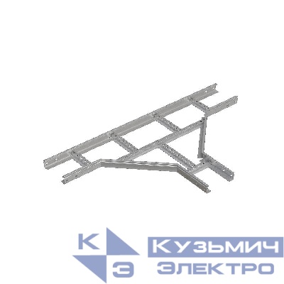 Отвод Т-образный лестничный 50х400х2.0мм N КМ LO38750