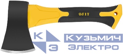 Топор туриста укороченный 450г усилен. фибергласовая ручка; кованая сталь FIT 46258