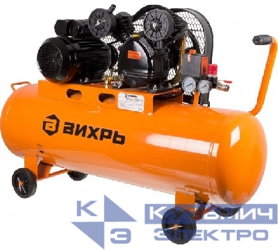 Компрессор КМП-400/100P Вихрь 74/3/7
