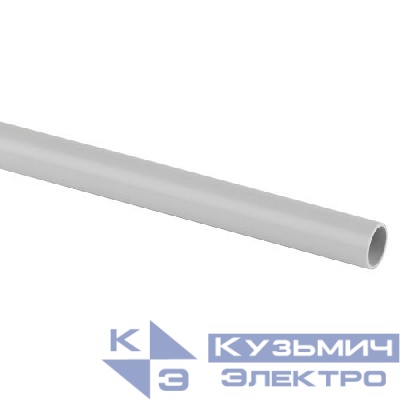 Труба гладкая ПВХ жесткая d20мм сер. (дл.3м) TRUB-20-PVC Эра Б0020105