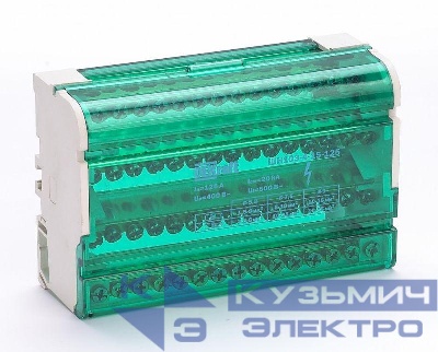 Кросс-модуль ШН-103 на DIN-рейку 4х15 групп 125А DEKraft 32019DEK
