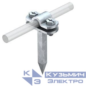 Держатель проволоки d8-10мм оцинк. с перемыч.с квадратным штифтом 163 70 FT OBO 5223075