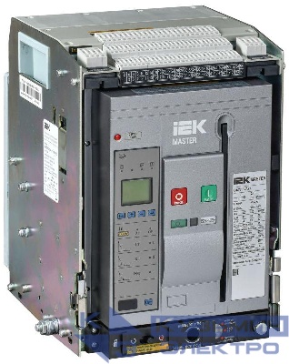 Выключатель автоматический воздушный 3п A 1600А 65кА AC ВА77 W3P EA выдвижн. с комплектом аксессуаров MASTER IEK MI-ACB10-3WA-065-1600-ACF