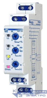 Реле напряжения перекоса и последовательности фаз РНПП-312 НовАтек-Электро 3425600312