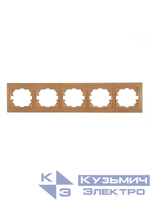 Рамка 5-м Mira горизонт. ясень LEZARD 701-4700-150