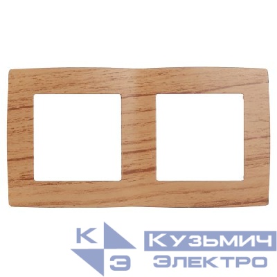 Рамка 2-м 12-5002-09 дуб ЭРА Б0014759