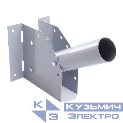 Кронштейн для уличного светильника с переменным углом 230х150х130мм d60мм сер. ДС-1 FERON 41429