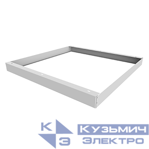 Рамка для накладного монтажа C панели 600х600х50 IP65 сталь бел. VARTON V4-A0-70.0018.PNL-0012