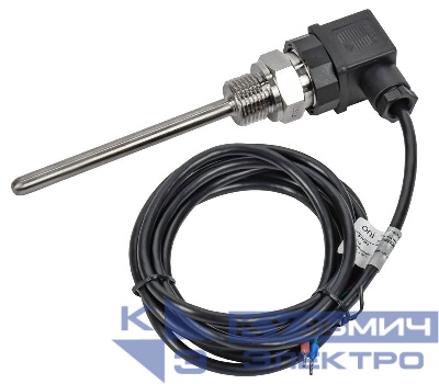Преобразователь температуры погружной РТ100 G1/2 100мм 2м DIN43650 ONI PTS-PT100-2-100-2-2M-2
