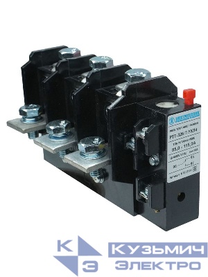Реле тепл. РТТ-326 П УХЛ4 100А 85.0-115.0А 660В/50Гц 1з+1р ручной возврат IP00 Электротехник ET512151