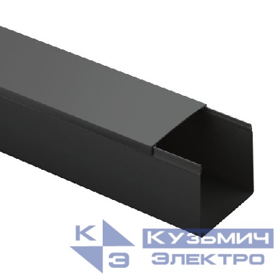 Кабель-канал 60х60 L2000 черн. KK-B-60-60 Эра Б0061747