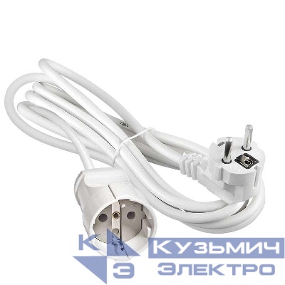 Удлинитель-шнур 3м с заземл. УШ-16А ПВС 3х1.5 Universal 1737