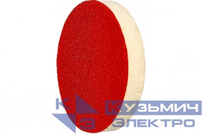 Diamond Industrial Круг полировальный 125x20 мм, войлок натуральный, на липучке Diamond Industrial