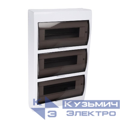 Бокс модульный накладной PDB/W 1036 WH (ЩРН-П-36) IP41 пластик. Pro JazzWay 5071704