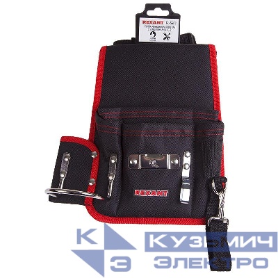 Сумка монтажника поясная с 5 отделениями RE-5 Rexant 12-5601