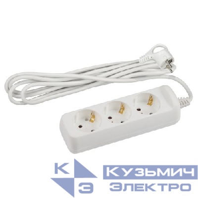 Удлинитель 3х10м с заземл. 16А U-3e-10m-3x1.5 ПВС 3x1.5 Эра Б0044035