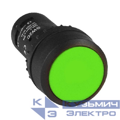 Кнопка SW2C-11 возвратная зел. NO+NC EKF sw2c-11s-g