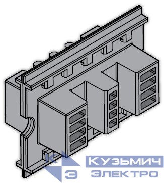 Держатель шины медной L=75мм (уп.24шт) ABB 1STQ007427A0000